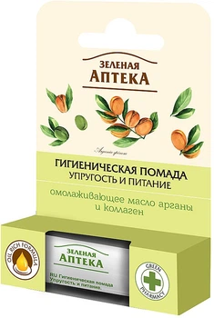 Гигиеническая помада "Упругость и питание" Зеленая Аптека 3.6g (708461-635652-2)