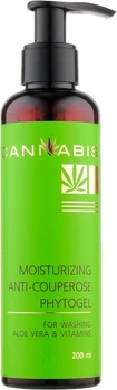 Гель для умывания антикуперозный Cannabis Moisturizing Anti-Couperose Phytogel For Washing Aloe Vera & Vitamins 200ml (200 мл) (917273-844139-2)