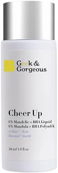 Ексфоліант для комбінованої та проблемної шкіри - Geek & Gorgeous Cheer Up 6% Mandelic + BHA Liquid 100ml (1120121-541462943-2)