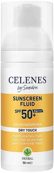 Солнцезащитный флюид - Celenes Herbal Sunscreen Dry Touch Fluid Spf 50+ 50ml (1196461-676274181-2)