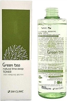 Тонер для лица с экстрактом зеленого чая - 3W Clinic Green Tea Natural Time Sleep Toner 300ml (1293863-141835)