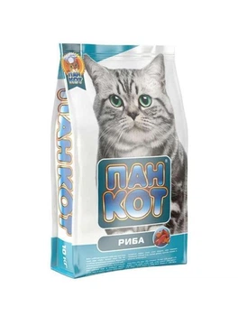 Сухой корм для кошек Пан Кот Рыба 10 кг