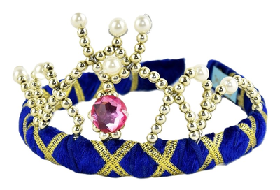 Tiara księżniczki Den Goda Fen Velvet Tiara 14 cm Blue (7300009025350)