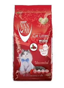 Наполнитель бентонитовый Van Cat Super Premium Quality Natural для кошачьего туалета 20 кг
