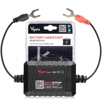 Тестер Автомобільного Акумулятора Vgate BA100 Bluetooth 4.0 працює з телефоном IOS и Android діагностика по блютуз /перевірка АКБ 6-20 В