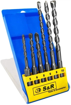 Набор буров S&R Meister sds-plus 6 шт (210240006)