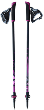 Kije Viking Uppsala Nordic Walking Czarny Fioletowy 135 cm (5901115805458)