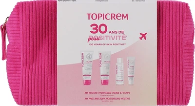 Косметичний набір для подорожей - Topicrem (micellar/water/40ml + cr/15ml + sh/gel/75ml + b/milk/75ml) (1271670-138781)