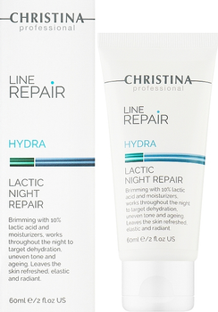 Krem do twarzy Christina Line Repair Hydra Lactic Night Repair rewitalizujący 60 ml (7290100369340)