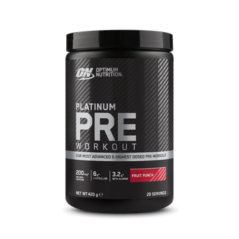 Передтренувальний стимулятор PLATINUM 420 г фруктовий пунш - Optimum Nutrition