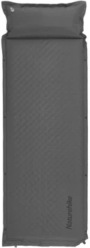 Коврик Naturehike CNK2300DZ014 самонадувающийся одноместный с подушкой 192 х 65 х 3 см Графит (6976023923395)