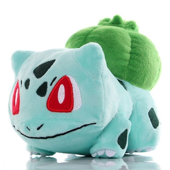 Игрушка Покемон Бульбазавр (Bulbasaur) мягкая игрушка, 23 см для детей (арт 9814)