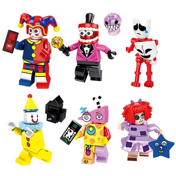 Игрушка Удивительный Цифровой Цирк герои фигурки из The Amazing Digital Circus, 6 героев для детей (арт 12883)