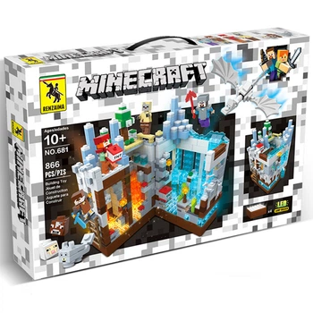 Іграшка Величезний LED конструктор (866 дет) Печера - My Wull (Minecraft) для дітей (арт 12559)