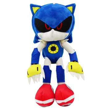 Игрушка Металл Соник, мягкая игрушка из «Sonic the Hedgehog» 30 см для детей (арт 11832)