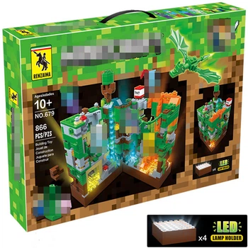 Игрушка Большой конструктор (726 дет) Деревня - My Wull (Minecraft) для детей (арт 11410)
