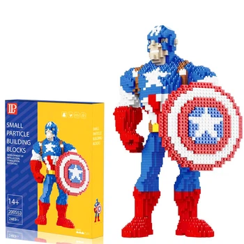 Игрушка Капитан Америка 2483 детали конструктор для детей (арт 12406)