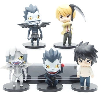 Игрушка Игровые фигурки из Death Note: L, Ягами, Рем, Рюк, 5 шт для детей (арт 10355)