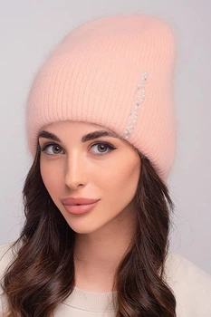 Женская шапка Flirt Гранд 54-57 Персик