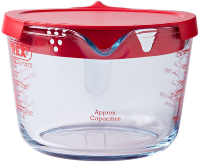 Мірний кухоль Pyrex Classic з кришкою 1 л (3426470277082)