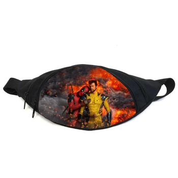 Сумка бананка Дедпул (GB - deadpool 014) Gear Bag чорна