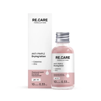 Локальное средство от прыщей подсушивающий Anti-Pimple Drying lotion RE.CARE 10 мл 4823109409231