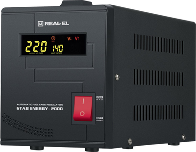Стабилизатор напряжения Real-EL STAB ENERGY-2000 (EL122400013)