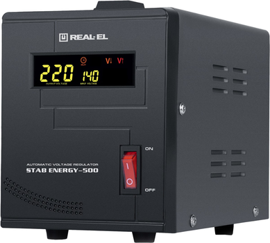 Стабилизатор напряжения Real-EL STAB ENERGY-500 (EL122400011)