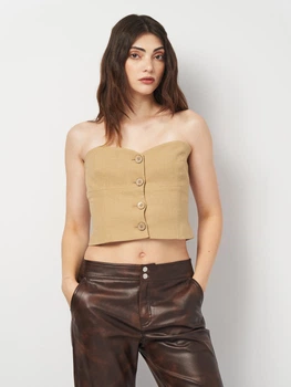 Куртка женская Zara 1608/137 XS Коричневая (01608137704014)