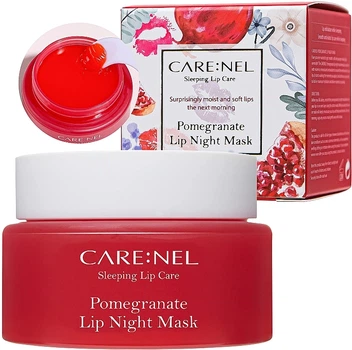 Нічна маска "Гранат" - Carenel Pomegrant Lip Night Mask 23g (1280592-141831)