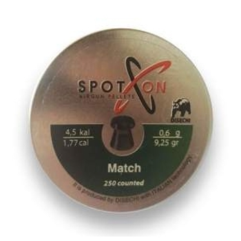 Пули Spoton Match 0,60 г, 250 шт