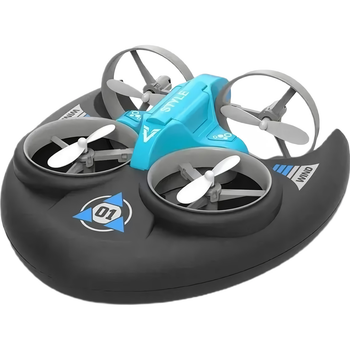 Квадрокоптер JJRC H101 Vehicle Drone Boat 3in1 Blue-Grey [119035]