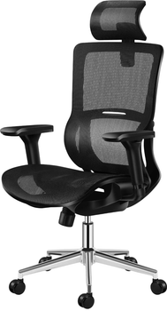 Fotel biurowy ergonomiczny Mark Adler Expert 6.2 Black (5903796011760)