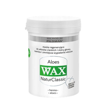 Maska do włosów cienkich Wax Pilomax NaturClassic Aloes regenerująca 480 ml (5901986060086)