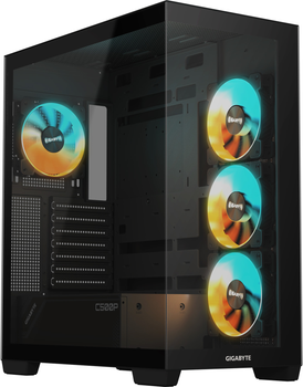 Корпус Gigabyte C500 Panoramic Black (GB-C500P ST)