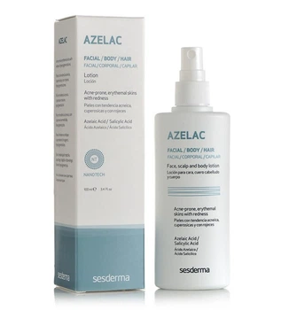Лосьон для лица и тела SeSDerma Azelac Face Scalp and Body Lotion 100ml (396566-509756-2)