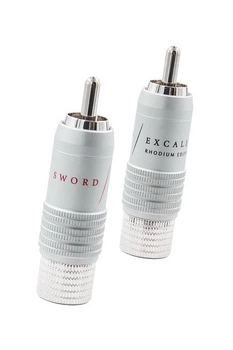 Конектори Supra RCA-8SL RHODIUM RED/BLACK PAIR BULK