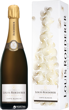 Шампанське Louis Roederer Demi Sec Carte Blanche біле напівсухе 0.75 л 12% (3114080114353_3114080114354)