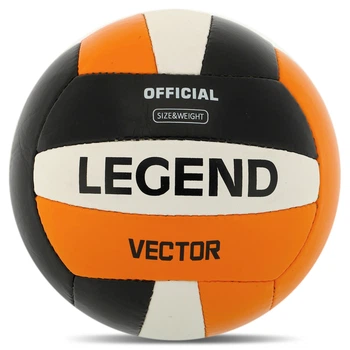 Мяч волейбольный LEGEND Vector VL-8445 №5 Оранжево-черный