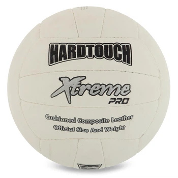 Мяч волейбольный PU HARD TOUCH VB-7979 (PU, №5, 3 шара, сшит вручную, Белый)