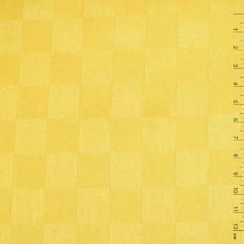 Скатертная ткань шахматка желтая яркая, ш.140 (38314.010)