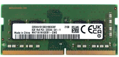 Модуль памяти Samsung DDR4 8Gb 3200MHz Sodimm (M47A1K43EB1-CWE) Б/у