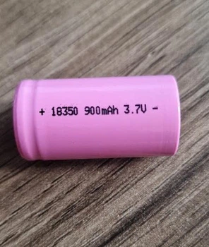 Аккумулятор 18350 3.7V 900mAh Li-ion для фонарей и электроники (0514)