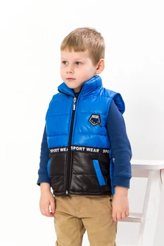 Жилетка для хлопчика (демісезон) NoBrand 98 Блакитний (p-9663-102625)