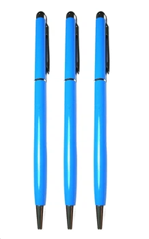 Стилус с шариковой ручкой S0792 для емкостных экранов комплект 3 шт Blue