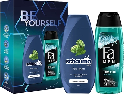 Набір "For Men. Be Yourself" - Schauma & Fa (shm/250ml + sh/gel/250ml) Набір "For Men. Be Yourself" (1226202-62755463-2)