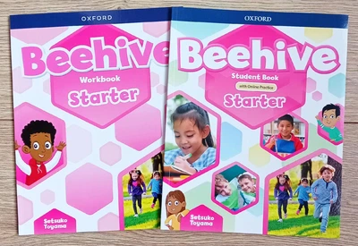 Комплект Beehive Starter Student Book with Online Practice + Workbook (Підручник + зошит) з англійської мови. Setsuko Toyama. ISBN: 9780194845502/9780194853521