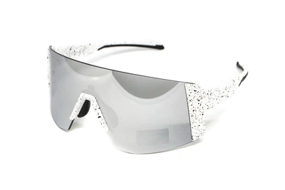 Окуляри захисні Global Vision Astro White (G-Tech™ silver), дзеркальні сірі в білій оправі (з можливістю установки діоптрійної GV-ASTRW-SM