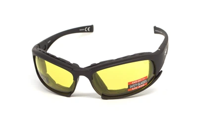 Окуляри захисні з ущільнювачем Global Vision Assault (yellow) Anti-Fog, жовті GV-ASSA-AM1