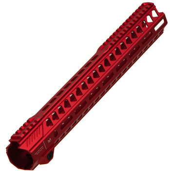 Цевье Strike industries Mlok Handguard Rail in Black 15.5" для AR-15 Red